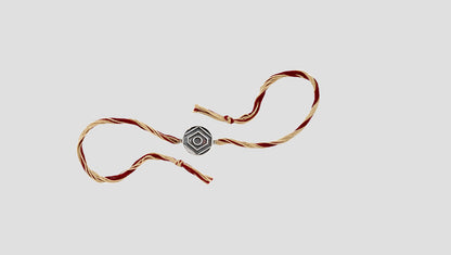 Sangeeta Boochra "925 Sterling Silver Rakhi: Timeless Bond"