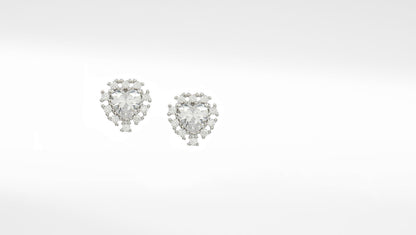 Sangeeta Boochra 925 Sterling Silver CZ Stud Earring