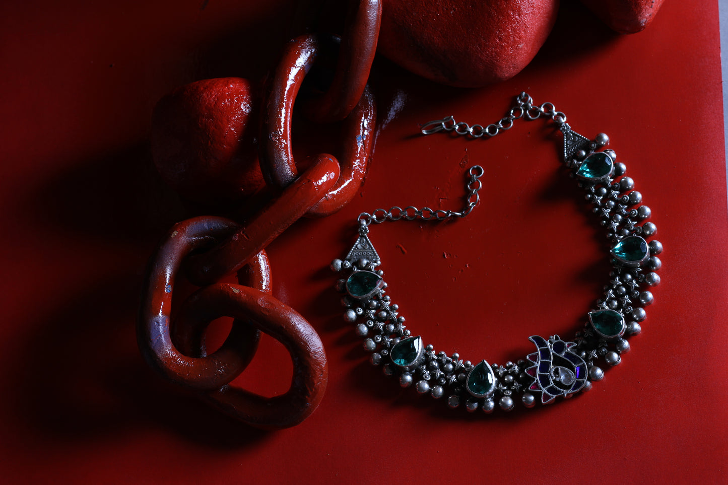 Sangeeta Boochra Silver Necklace