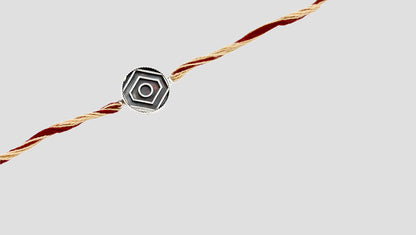 Sangeeta Boochra "925 Sterling Silver Rakhi: Timeless Bond"