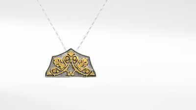 Anantaya - Silver Handcrafted Pendant With Chain