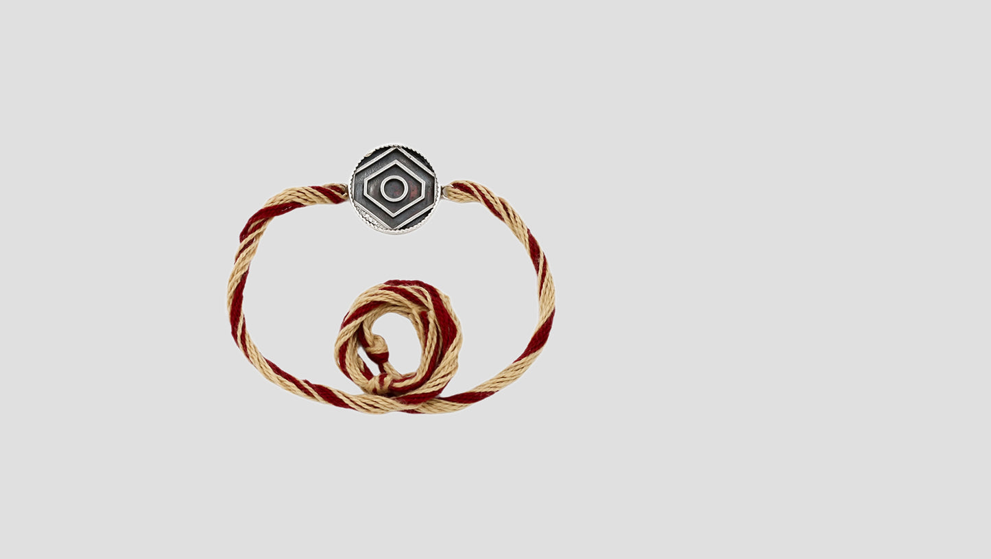 Sangeeta Boochra "925 Sterling Silver Rakhi: Timeless Bond"