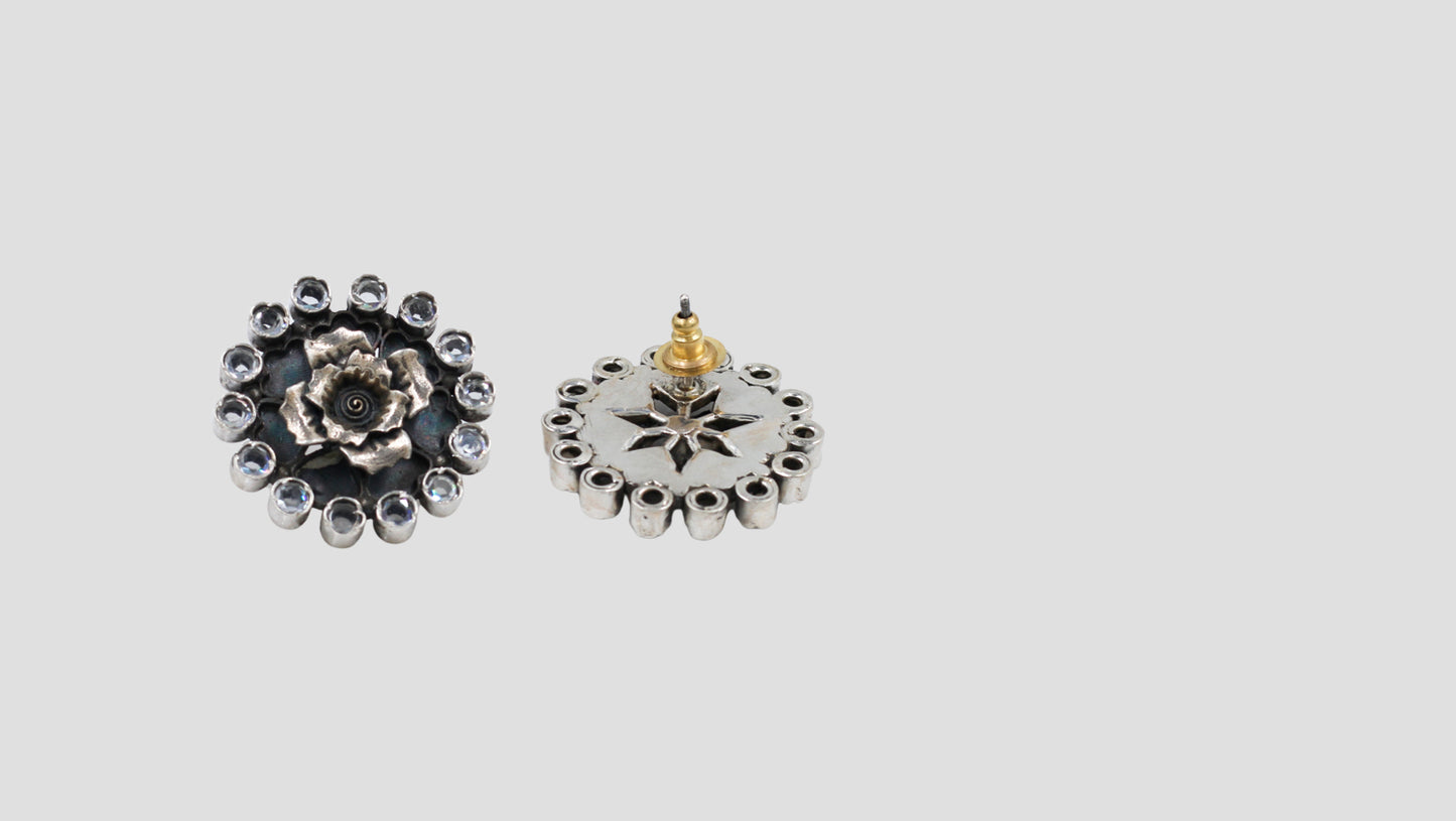 Sangeeta Boochra Blooming Grace Silver Studs