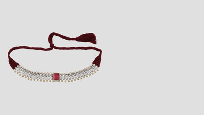 Traditional Rajasthani Silver Choker Necklace – Sangeeta Boochra