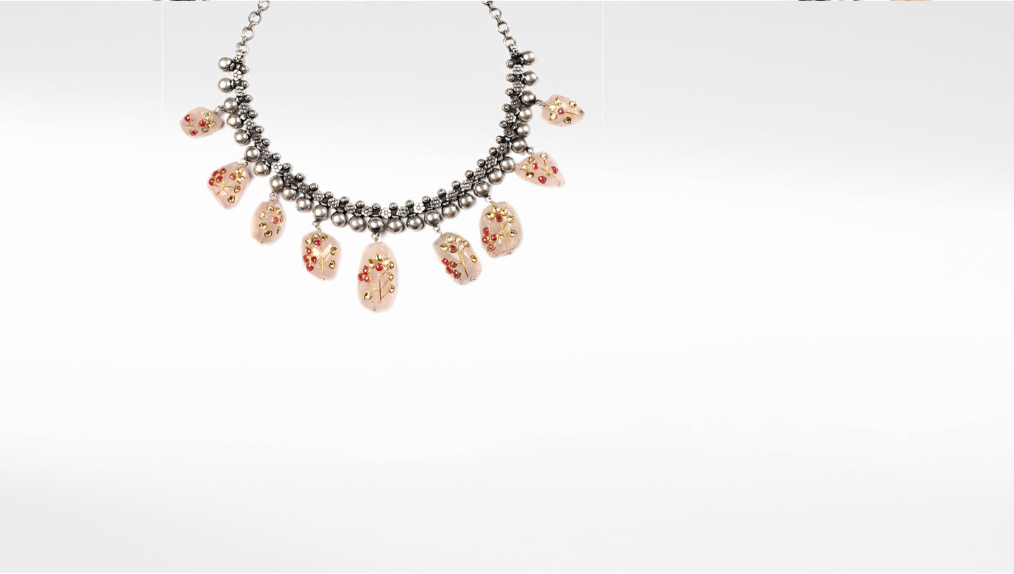 Sangeeta Boochra Silver Necklace