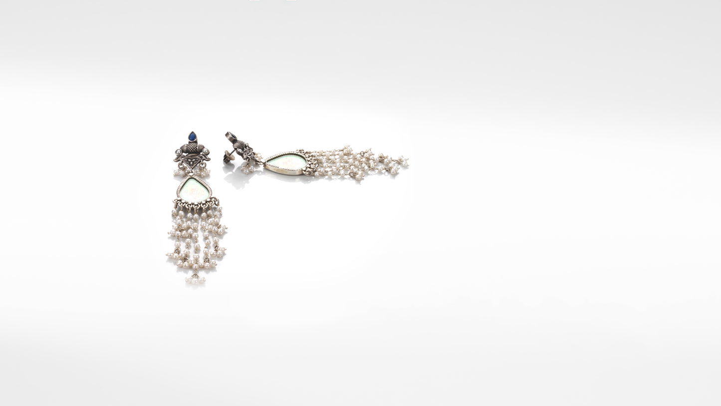Sangeeta Boochra Silver Earrings