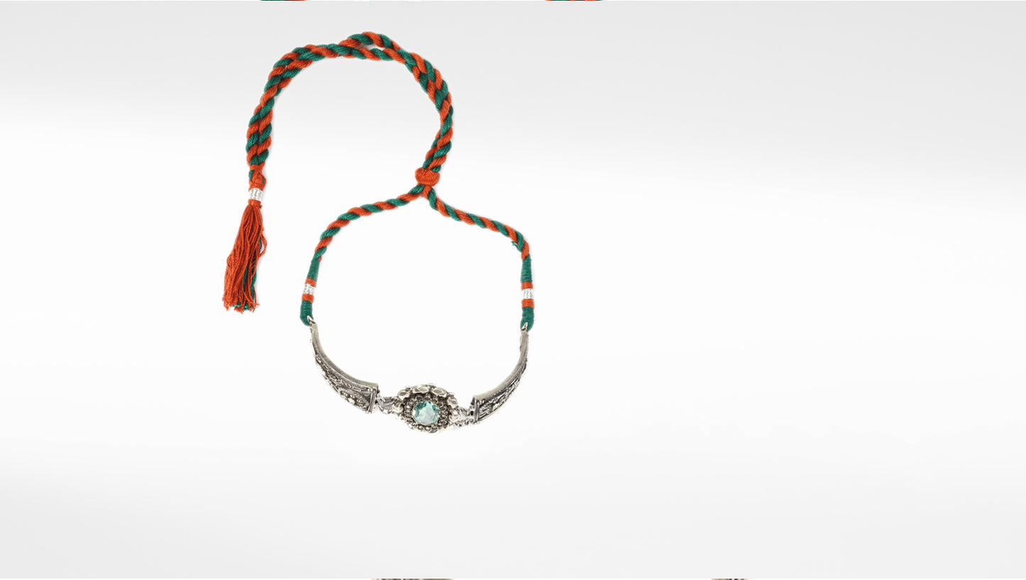 Sangeeta Boochra Silver Choker