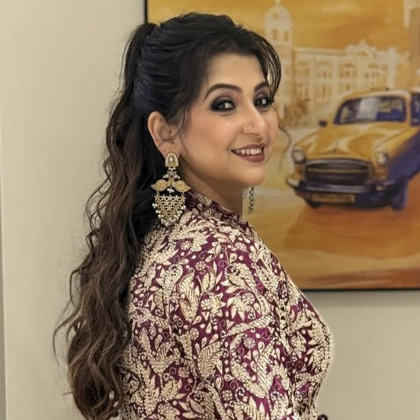 Kaushiki Chakraborty in Heritage Jewels by Sangeeta Boochra