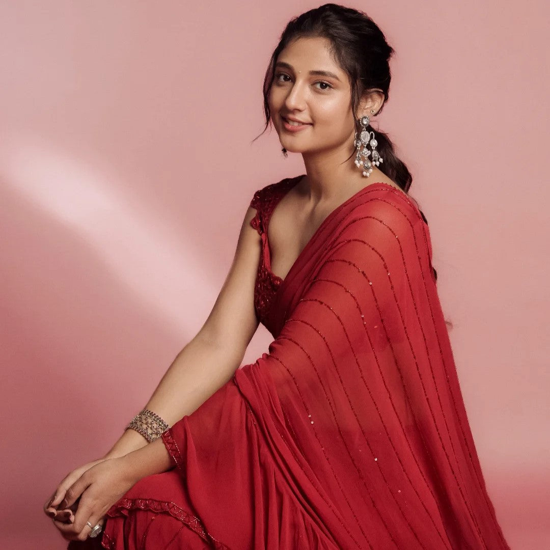 Timeless Elegance: Ritika Nayak in Sangeeta Boochra Silver Jewellery