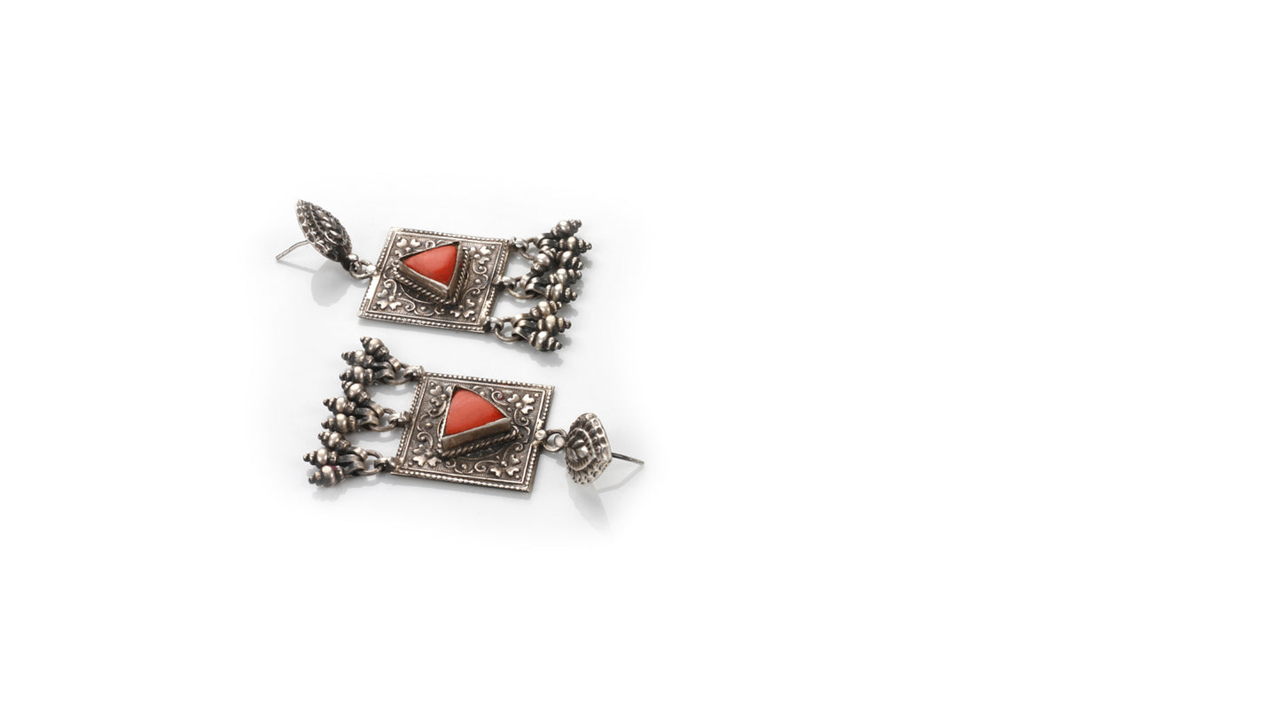 Sangeeta Boochra Silver Earrings