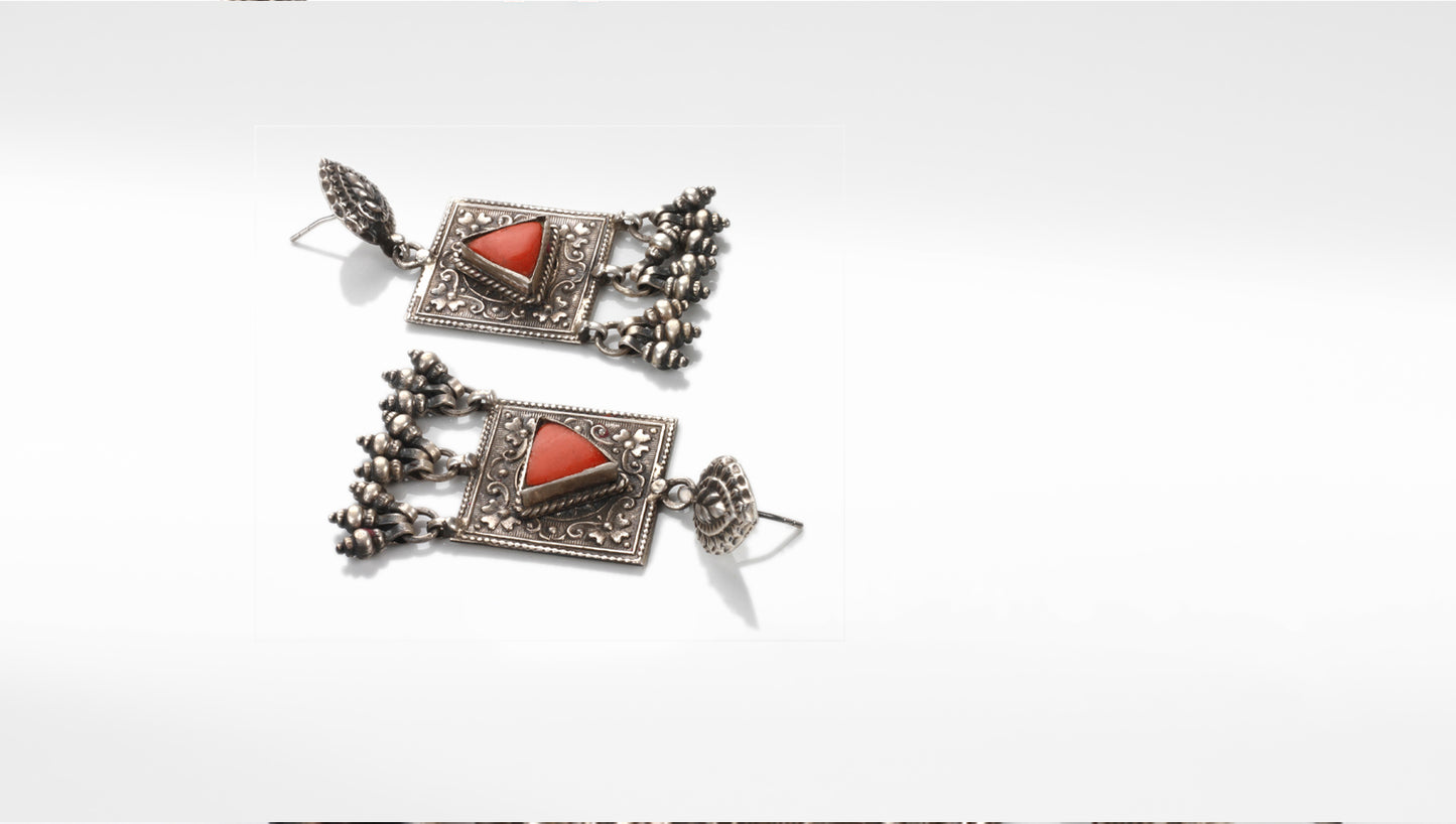 Sangeeta Boochra Silver Earrings