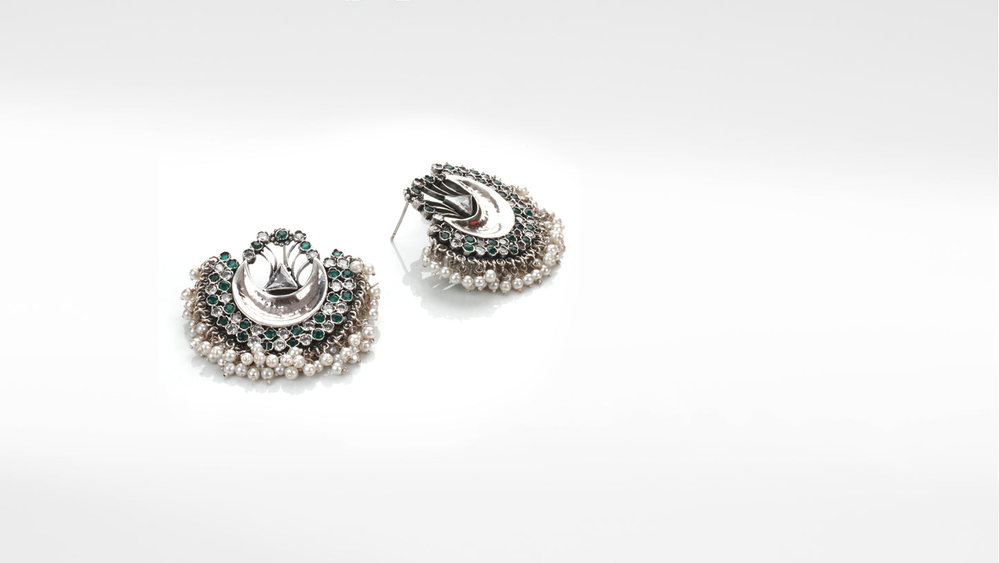 Sangeeta Boochra Silver Earrings