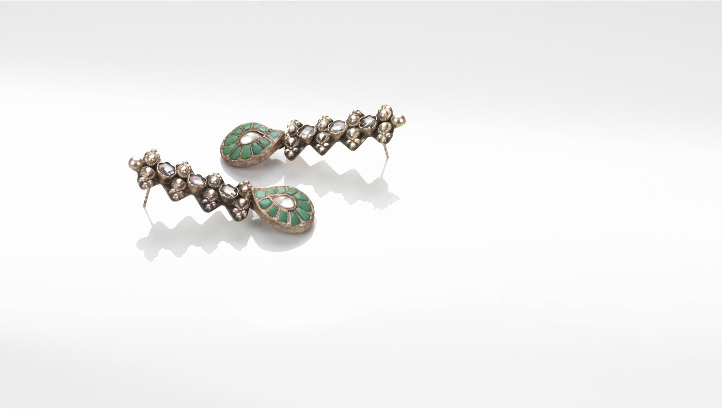 Sangeeta Boochra Silver Earrings