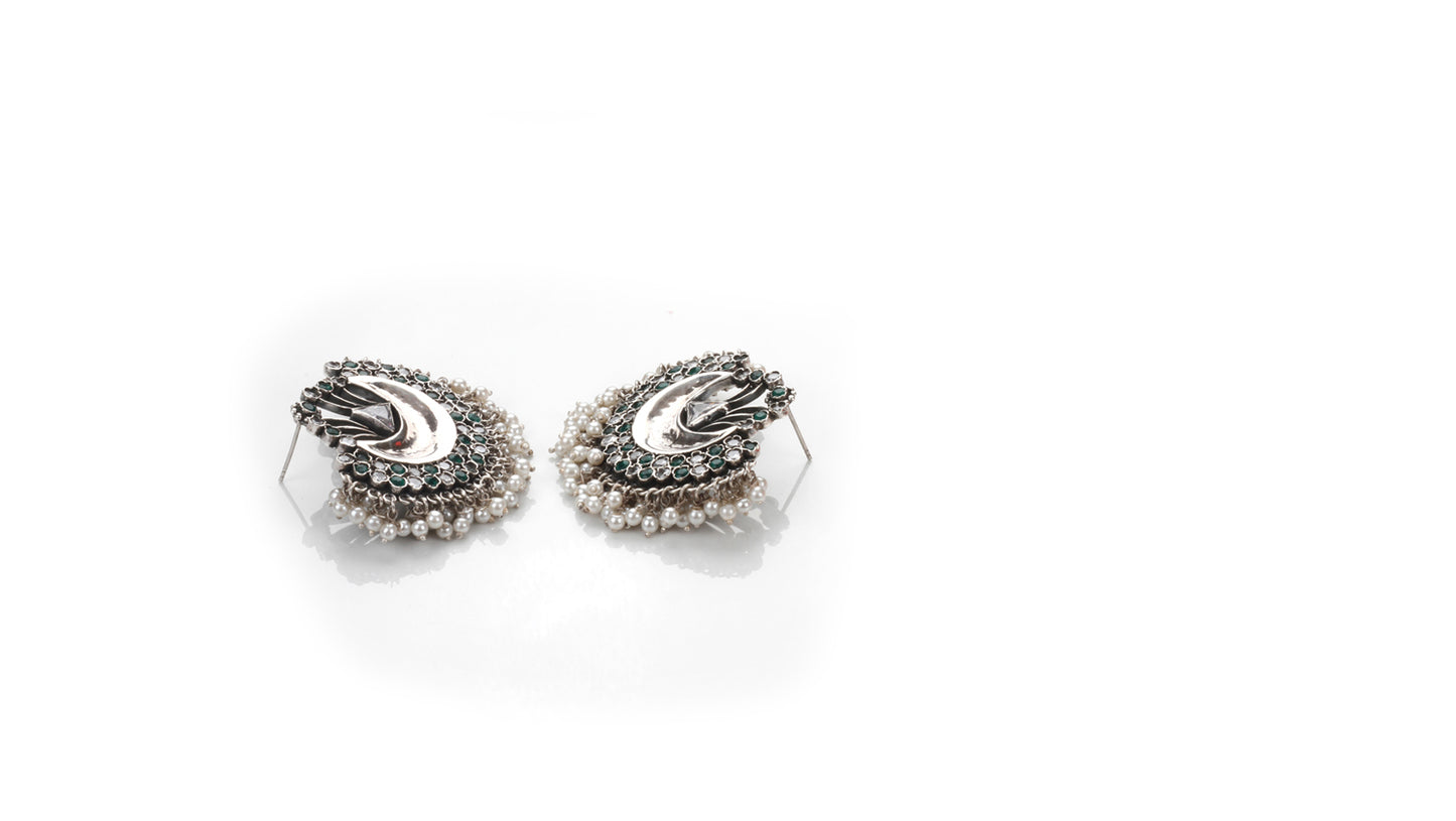Sangeeta Boochra Silver Earrings