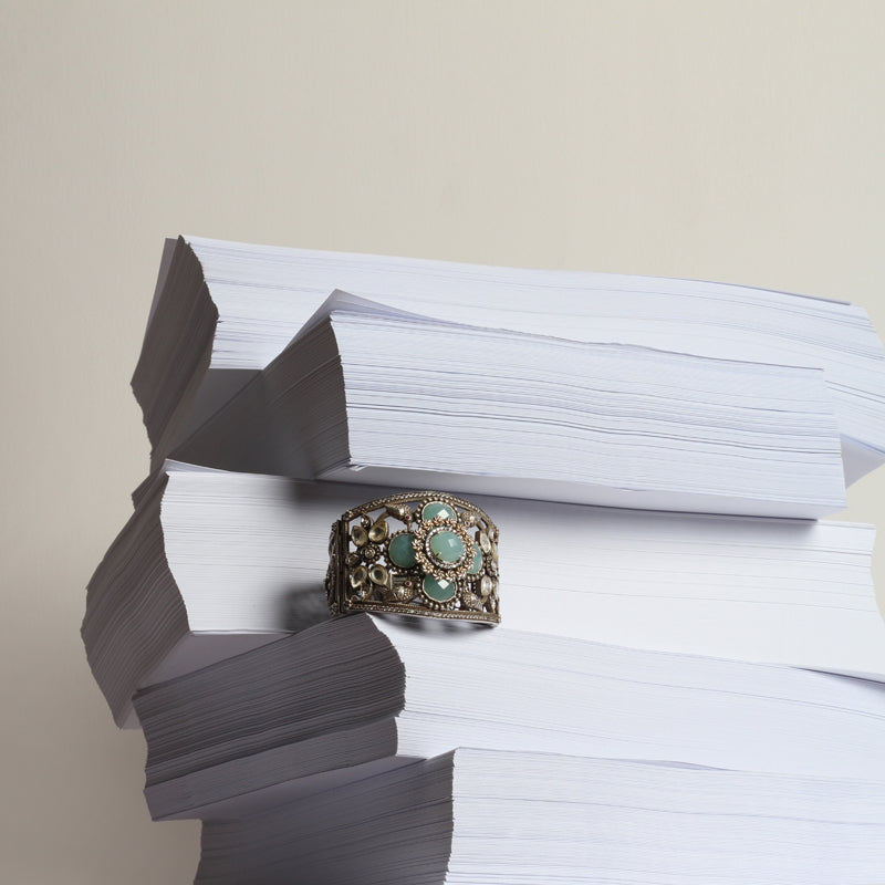 Sangeeta Boochra Silver Bangle