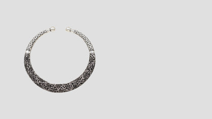 Handcrafted Vintage Silver Hasli by Sangeeta Boochra