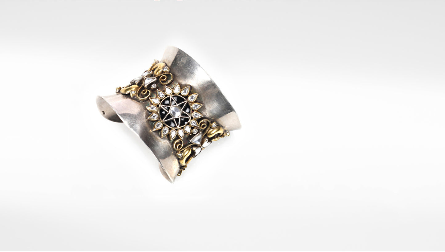 Sangeeta Boochra Silver Bangle