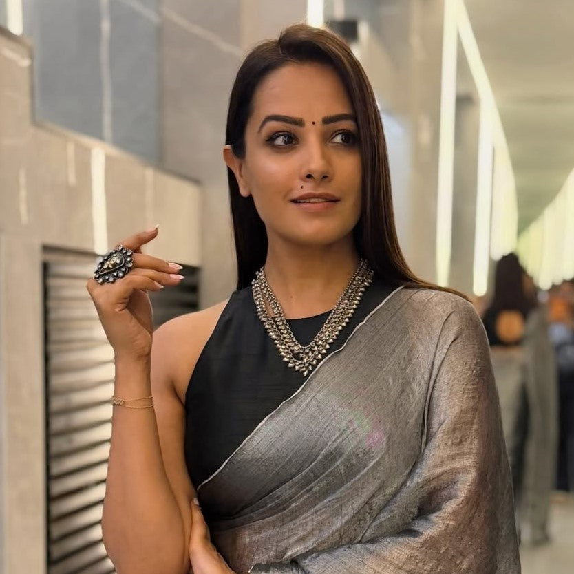 Styled by Grace – Anita Hassanandani in Sangeeta Boochra Silver Jewellery