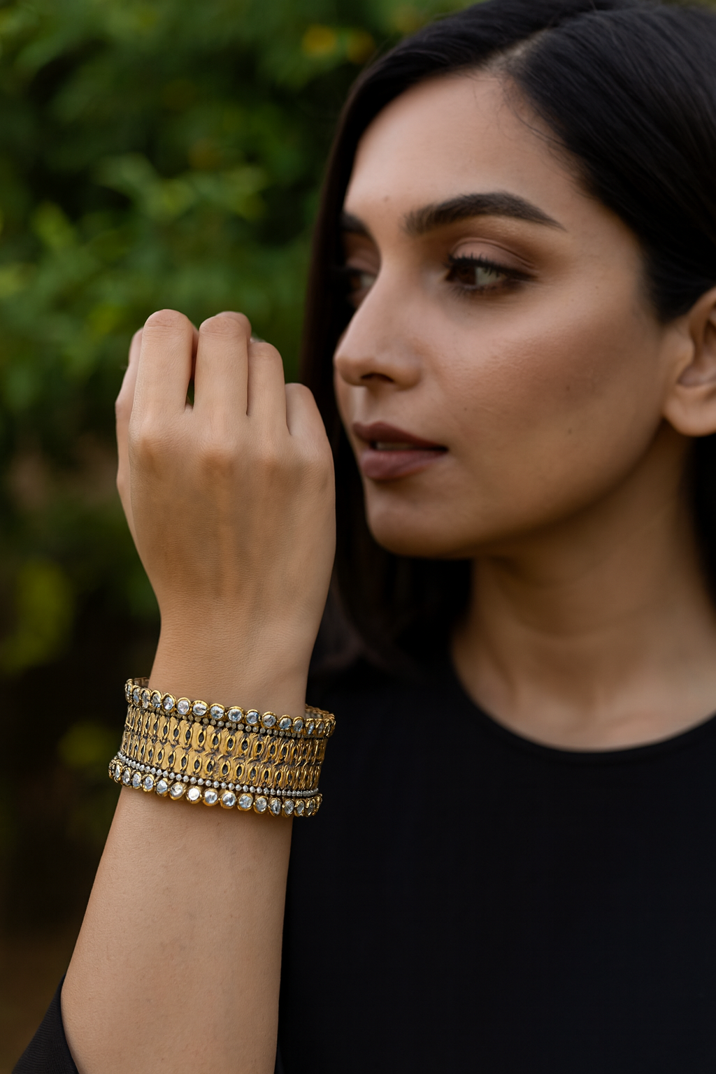 Heritage-Inspired Silver Bangle | Sangeeta Boochra Jewellery