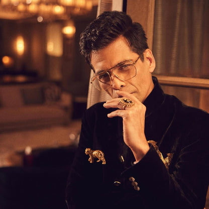 Sangeeta Boochra Signature Silver Ring | Worn by Karan Johar