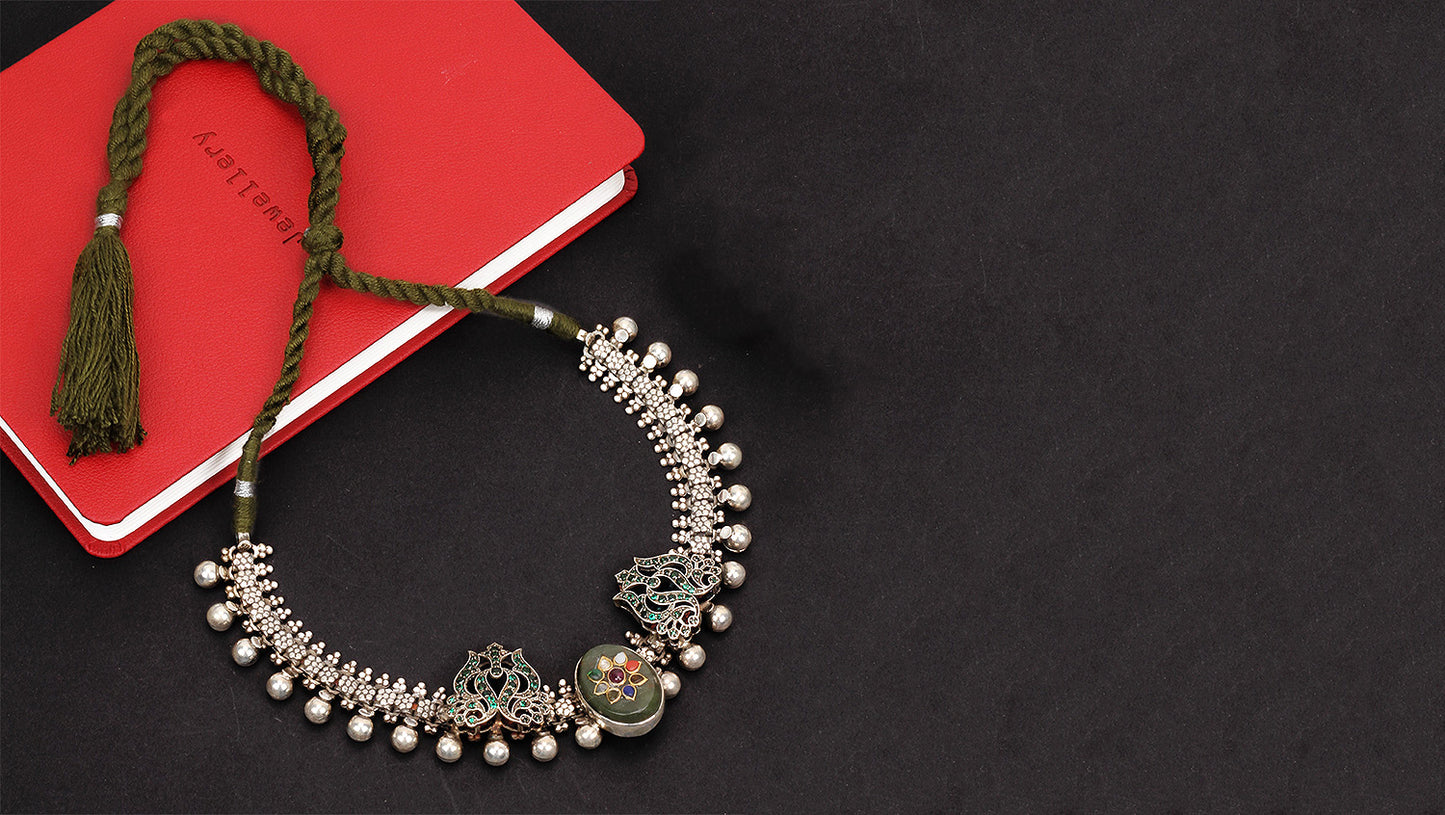 Refined Silver Elegance by Sangeeta Boochra