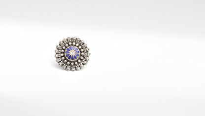 Sangeeta Boochra Silver Ring