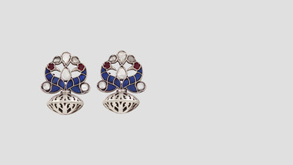 Polished Beauty: Sangeeta Boochra Silver Handcrafted Studs