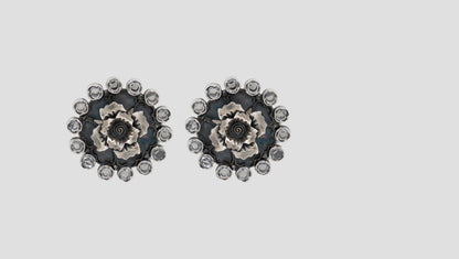Sangeeta Boochra Blooming Grace Silver Studs
