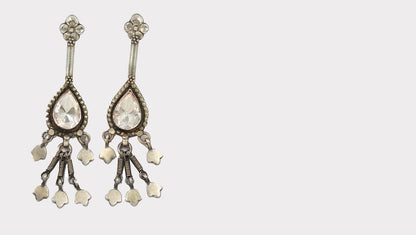 Sangeeta Boochra's Delicate Silver Drops: Timeless Elegance