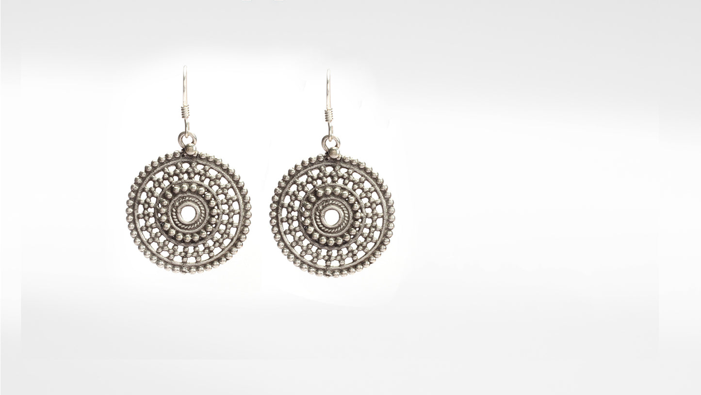 Sangeeta Boochra Silver Earrings