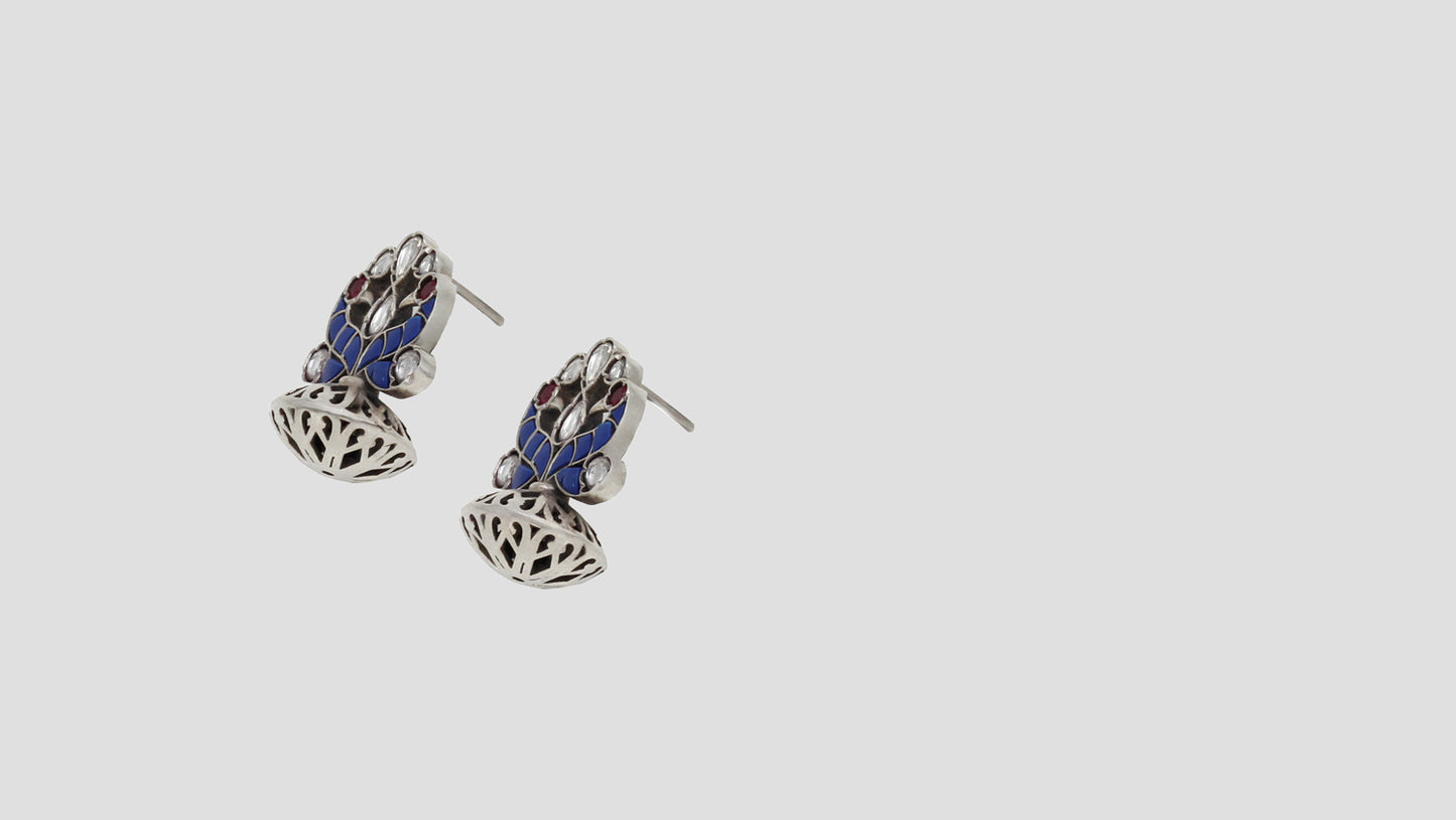 Polished Beauty: Sangeeta Boochra Silver Handcrafted Studs