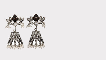 Elegance in Silver: Handmade Earrings by Sangeeta Boochra