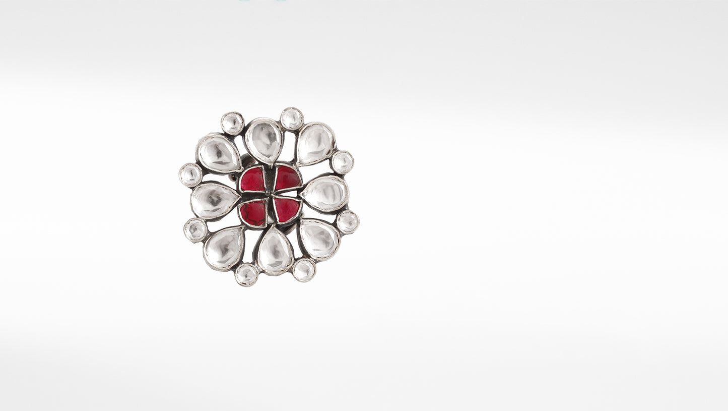 Sangeeta Boochra Silver Ring