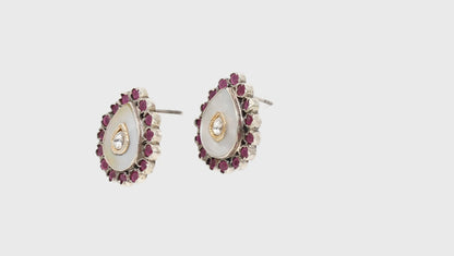 Timeless Craft: Silver Handmade Stud Earrings