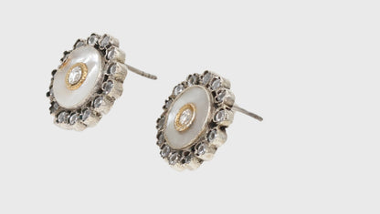 Elegant Simplicity: Silver Handmade Stud Earrings