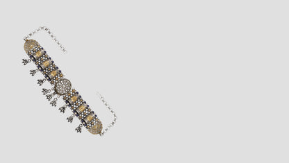 Exquisite Handcrafted 925 Silver Choker by Sangeeta Boochra