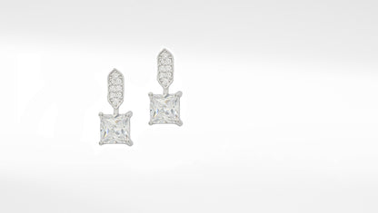 Sangeeta Boochra 925 Sterling Silver CZ Stud Earring