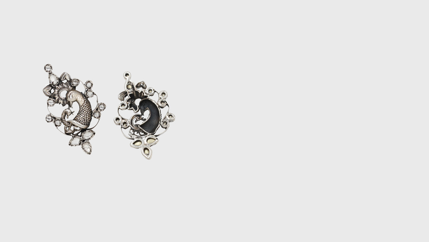 Timeless Simplicity: Handcrafted Silver Studs by Sangeeta Boochra