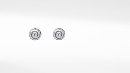 Unique Round Shape silver Studs