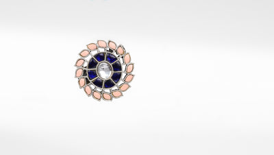 Sangeeta Boochra Silver Floral Ring