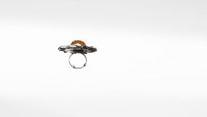 Sangeeta Boochra Silver Onyx Ring