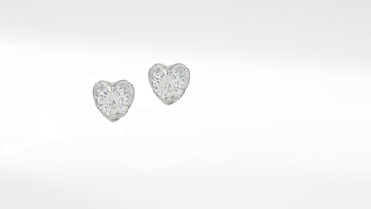 Sangeeta Boochra 925 Sterling Silver Jewelry Circular Cubic Zirconia CZ Stud Earring