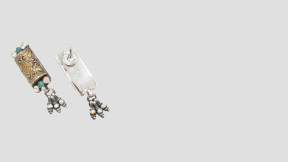 Antique Rectangular Drop Earrings – Sangeeta Boochra