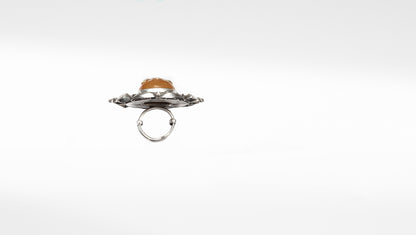 Sangeeta Boochra Silver Motifs Ring