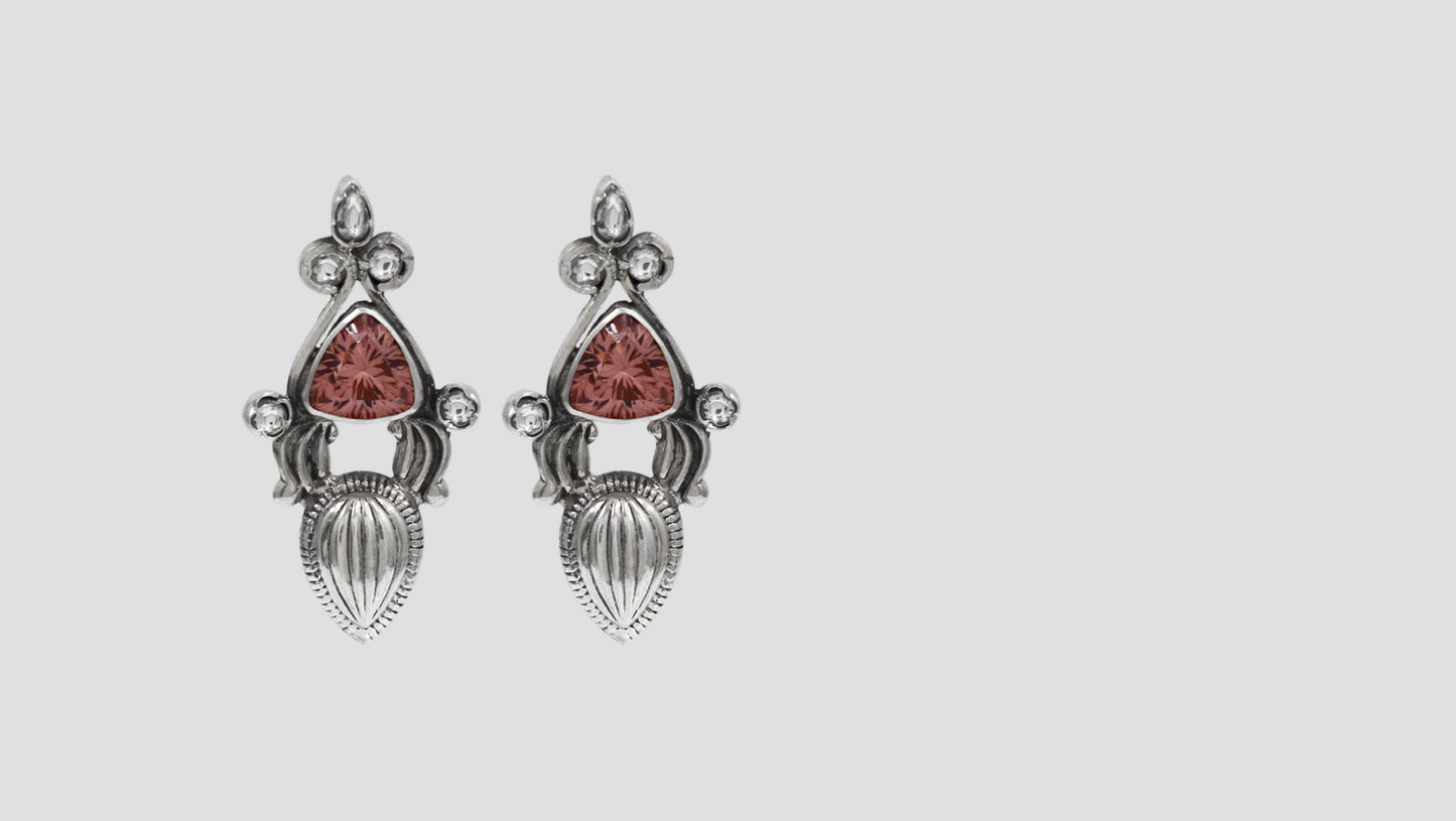 Heritage Silver Earrings by Sangeeta Boochra
