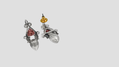 Heritage Silver Earrings by Sangeeta Boochra