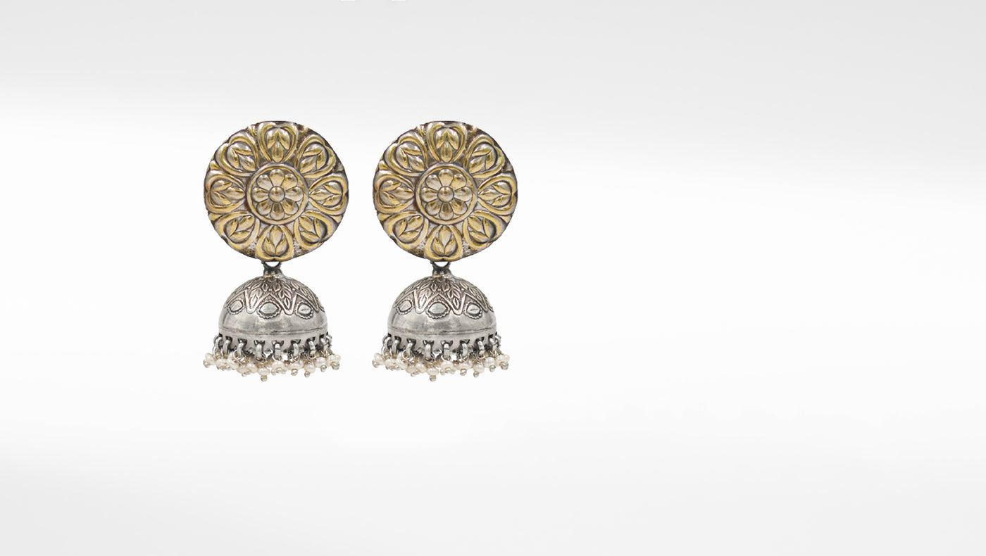 Silver Azarliah Handmade Earring
