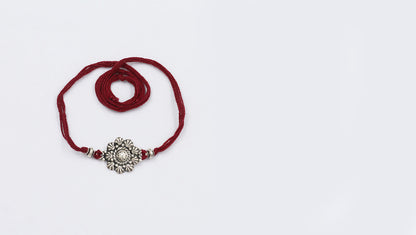 Sangeeta Boochra "925 Sterling Silver Rakhi