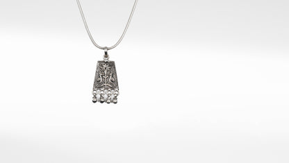 Sterling Silver Pendant With Chain Necklace