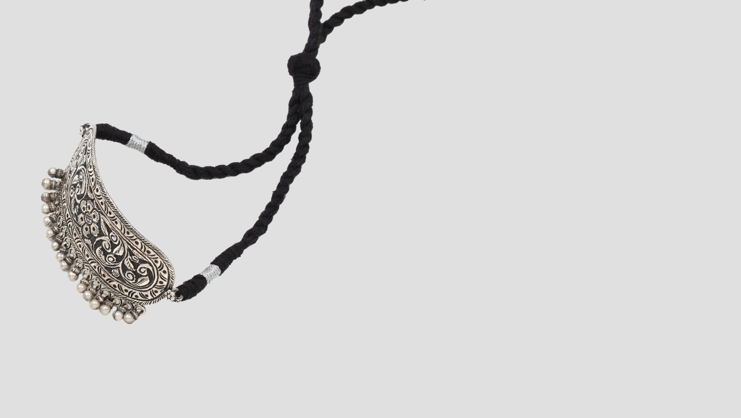 Sangeeta Boochra’s Traditional Tribal Silver Choker